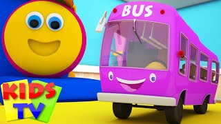 Bob The Train  Wheels On The Bus Go Round And Round  Nursery Rhymes  Kids Songs  Kids Tv Bob [upl. by Ytoc870]