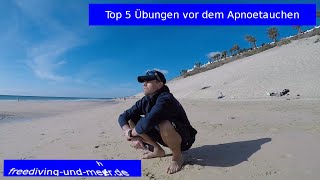 Top 5 Übungen vor dem Apnoetauchen [upl. by Suivart]