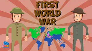 FIRST WORLD WAR  Educational Video for Kids [upl. by Boardman]