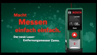 Bosch LaserEntfernungsmesser Zamo [upl. by Ivett]