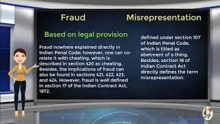 What is Difference Between Fraud amp Misrepresentation [upl. by Corson]