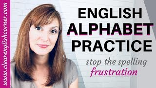 How to Say English Letters American English Alphabet Pronunciation [upl. by Nagrom]