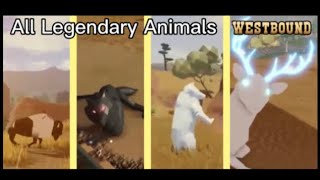 All Legendary Animals In Westbound ROBLOX [upl. by Nedroj919]