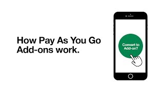 Pay As You Go Addons  How to use bundles  Support on Three [upl. by Eenar]