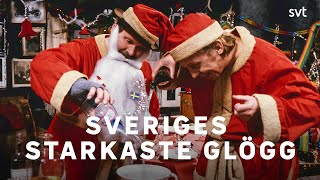 Sveriges starkaste glögg  Albert och Herbert firar jul  SVT [upl. by Polash]