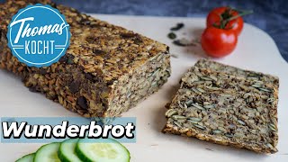 Wunderbrot  Brot ohne Mehl backen gesund und lecker [upl. by Carisa354]