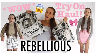 HUGE AUTUMN CLOTHING HAUL  TESTING REBELLIOUS FASHION😍🎀💕 [upl. by Punak]