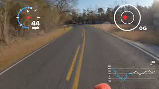 2021 Crf125 Top Speed Run [upl. by Ecirtam]