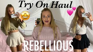 HUGE TRY ON REBELLIOUS FASHION HAUL MARCH 2019🥰💕AD [upl. by Charron645]