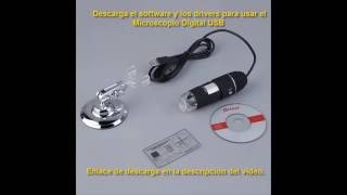 Software Microscopio Digital USB Descarga [upl. by Noryv]