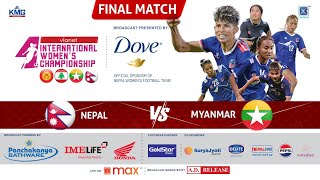 Nepal Vs Myanmar  Final Match  Vianet International Womens Championship  26 Feb 2025  LIVE [upl. by Esra134]