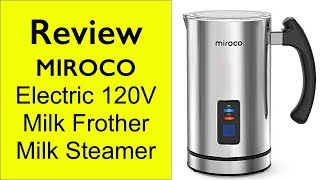 Review Miroco Milk Frother  How to make froth milk at home [upl. by Bora]