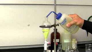 Acid Base Extraction Demonstrated by Mark Niemczyk PhD [upl. by Cloutman]