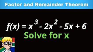 Factorise Cubic Equation Grade 12 Introduction [upl. by Aserehc731]