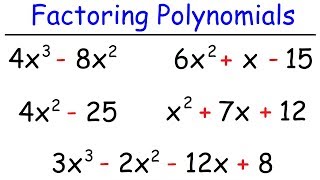 How To Factor Polynomials The Easy Way [upl. by Iamhaj885]