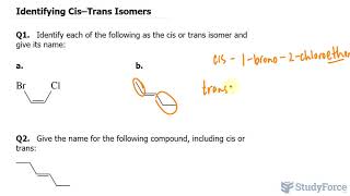 Identifying Cis–Trans Isomers [upl. by Lalaj]