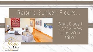 Raising Sunken FloorsHow is it Done [upl. by Nagiem]