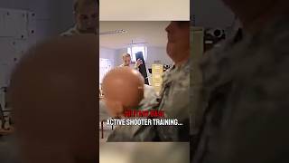 Military base active shooter scenario training‼️🤯 military army combat war [upl. by Sherrie]