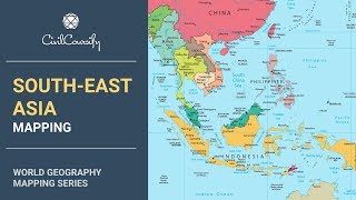 SOUTHEAST ASIA  World Geography Mapping [upl. by Neelie]