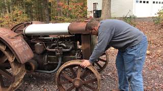 1926 Fordson Model F Starting amp Operating [upl. by Zysk409]