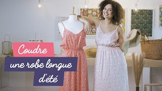 Comment coudre une robe longue à bretelles [upl. by Cooper]