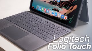 Logitech Folio Touch for iPad Air 4 is amazing [upl. by Schreibe834]