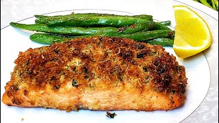 Panko Crusted Air Fried Salmon [upl. by Cliffes185]