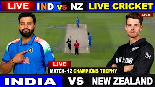 🔴Last 3 Over INDIA vs New Zealand LIVE [upl. by Enitsrik]