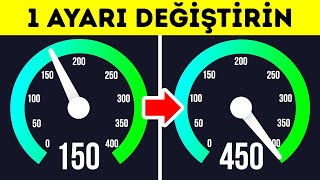 Bir Ayarı Değiştirerek Daha Hızlı Bir İnternete Ulaşın [upl. by Tuorah]