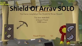 Shield of Arrav SOLO Quest guide OSRS No partner needed [upl. by Nagap]