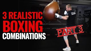 3 Realistic Boxing Combinations you should Practice  Part 3 [upl. by Balough]