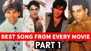 Akshay Kumar BEST Song from EVERY Movie 1  HindiBollywood Best Songs Collection Video 2019 [upl. by Phaidra]