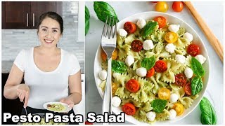 Pesto Pasta Salad [upl. by Rehpinej]