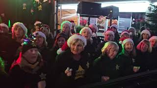 WHAT CHRISTMAS MEANS TO ME Rock Choir at Birkdale Lights Switch On 1st December 2024 [upl. by Cozza]