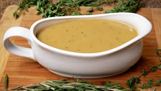 HOW TO MAKE TURKEY GRAVY  Turkey Gravy Recipe [upl. by Idnahk]