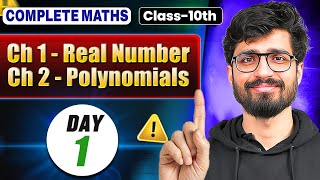 Class 10 Maths  Day 1  Real Numbers amp Polynomials  Class 10  Alakh Pandey  Ritik Sir [upl. by Nosredna]