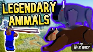 How to Find Legendary Animals  The Wild West UPDATE Roblox [upl. by Odom]