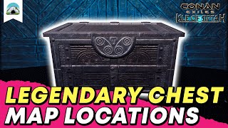 All Legendary Chest Locations  Guide  Conan Exiles Isle of Siptah [upl. by Farra]