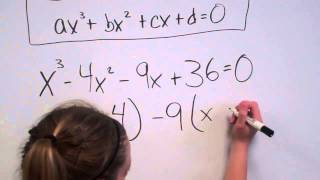 Solving Cubic Equations factoring [upl. by Eaver]