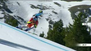 Marco Odermatt wins Super G Soldeu 2023 ORF [upl. by Deer584]