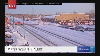 Record snow in Flagstaff [upl. by Audri]