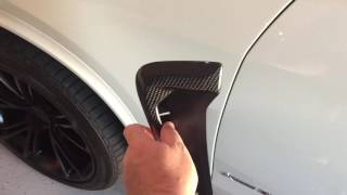 AutoTecknic BMW X5 Carbon Fender Vent Installation [upl. by Atilamrac707]