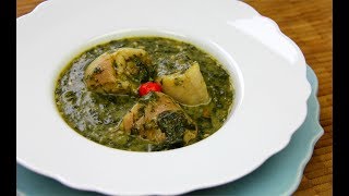 Amazing Pigtail Callaloo TastyTuesdays  CaribbeanPotcom [upl. by Ahsek870]