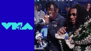 Lil Uzi Vert Wins Song of the Summer for XO Tour Llif3  2017 VMA PreShow  MTV [upl. by Nylrac]