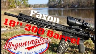 Faxon Firearms 18 Heavy Fluted Mid Length 308 Barrel Review HD [upl. by Riley318]