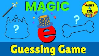 Magic E Guessing Game  Fun Phonics Game [upl. by Nairred]