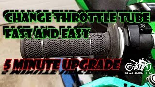 How To Change Your Throttle Tube In 5 Minutes [upl. by Oiratno272]