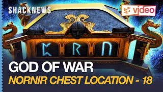 God of War Nornir Chest 18  Midgard  Tyrs Temple [upl. by Farrish]