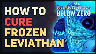 How to Cure Frozen Leviathan Disease Subnautica Below Zero [upl. by Dnomzed994]