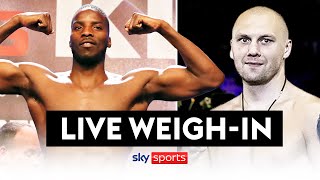 LIVE WEIGHIN Lawrence Okolie vs Krzysztof Głowacki [upl. by Havelock]